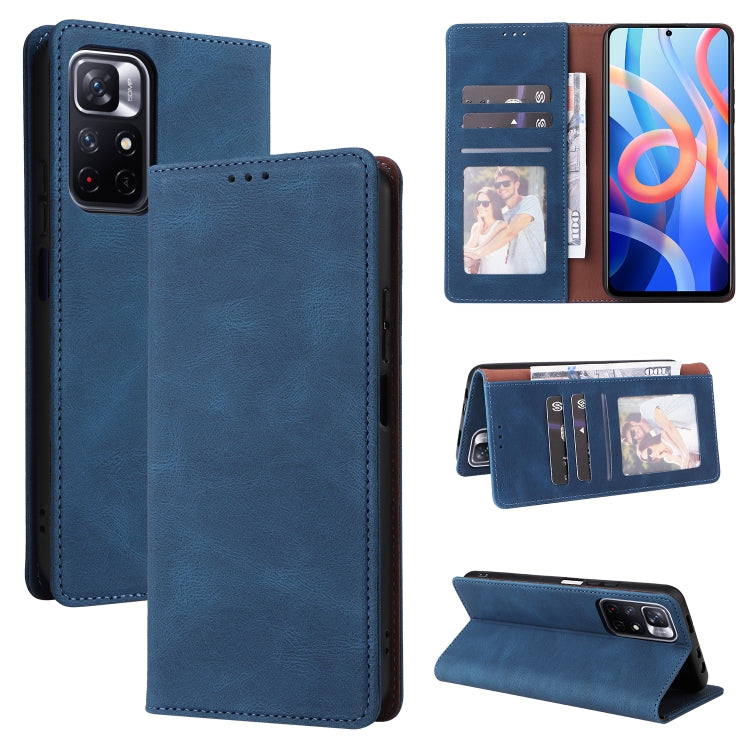 Simple Suction Closure Leather Phone Case, For Samsung Galaxy A03s, For Xiaomi Redmi Note 11 4G International, For Xiaomi Redmi Note 11 Pro, For Samsung Galaxy A23, For Samsung Galaxy A73 5G, For Xiaomi Redmi Note 11 Pro 5G