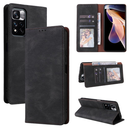 Simple Suction Closure Leather Phone Case, For Samsung Galaxy A03s, For Xiaomi Redmi Note 11 4G International, For Xiaomi Redmi Note 11 Pro, For Samsung Galaxy A23, For Samsung Galaxy A73 5G, For Xiaomi Redmi Note 11 Pro 5G