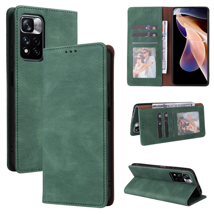Simple Suction Closure Leather Phone Case, For Samsung Galaxy A03s, For Xiaomi Redmi Note 11 4G International, For Xiaomi Redmi Note 11 Pro, For Samsung Galaxy A23, For Samsung Galaxy A73 5G, For Xiaomi Redmi Note 11 Pro 5G