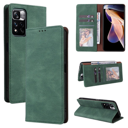Simple Suction Closure Leather Phone Case, For Samsung Galaxy A03s, For Xiaomi Redmi Note 11 4G International, For Xiaomi Redmi Note 11 Pro, For Samsung Galaxy A23, For Samsung Galaxy A73 5G, For Xiaomi Redmi Note 11 Pro 5G