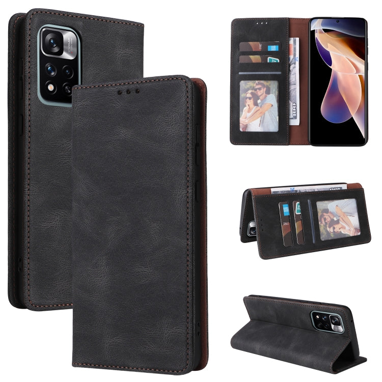 Simple Suction Closure Leather Phone Case, For Samsung Galaxy A03s, For Xiaomi Redmi Note 11 4G International, For Xiaomi Redmi Note 11 Pro, For Samsung Galaxy A23, For Samsung Galaxy A73 5G, For Xiaomi Redmi Note 11 Pro 5G