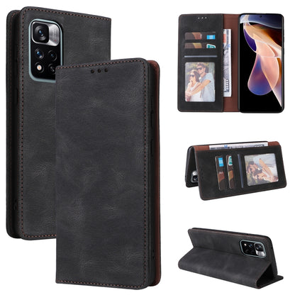 Simple Suction Closure Leather Phone Case, For Samsung Galaxy A03s, For Xiaomi Redmi Note 11 4G International, For Xiaomi Redmi Note 11 Pro, For Samsung Galaxy A23, For Samsung Galaxy A73 5G, For Xiaomi Redmi Note 11 Pro 5G