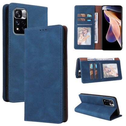 Simple Suction Closure Leather Phone Case, For Samsung Galaxy A03s, For Xiaomi Redmi Note 11 4G International, For Xiaomi Redmi Note 11 Pro, For Samsung Galaxy A23, For Samsung Galaxy A73 5G, For Xiaomi Redmi Note 11 Pro 5G