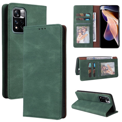 Simple Suction Closure Leather Phone Case, For Samsung Galaxy A03s, For Xiaomi Redmi Note 11 4G International, For Xiaomi Redmi Note 11 Pro, For Samsung Galaxy A23, For Samsung Galaxy A73 5G, For Xiaomi Redmi Note 11 Pro 5G
