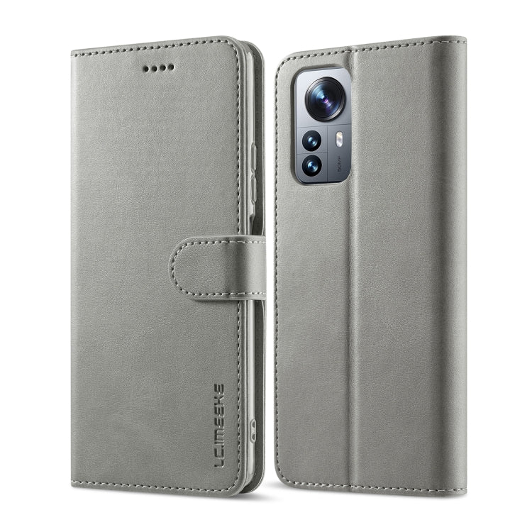 LC.IMEEKE Calf Texture Leather Phone Case, For Xiaomi 12 Lite