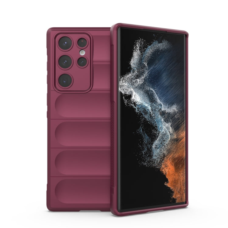 Magic Shield TPU + Flannel Phone Case, For Samsung Galaxy A73, For Samsung Galaxy S22 Ultra 5G