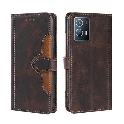 Stitching Skin Feel Magnetic Buckle Horizontal Flip PU Leather Case, For vivo iQOO 9, For vivo iQOO Neo6 5G, For vivo iQOO U5 5G, For OPPO A36/A76 Global, For OPPO A57 5G 2022/Realme Q5i, For OPPO A96 5G