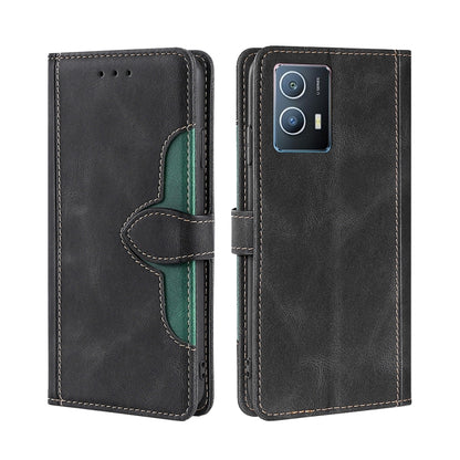 Stitching Skin Feel Magnetic Buckle Horizontal Flip PU Leather Case, For vivo iQOO 9, For vivo iQOO Neo6 5G, For vivo iQOO U5 5G, For OPPO A36/A76 Global, For OPPO A57 5G 2022/Realme Q5i, For OPPO A96 5G