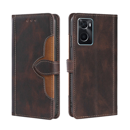 Stitching Skin Feel Magnetic Buckle Horizontal Flip PU Leather Case, For vivo iQOO 9, For vivo iQOO Neo6 5G, For vivo iQOO U5 5G, For OPPO A36/A76 Global, For OPPO A57 5G 2022/Realme Q5i, For OPPO A96 5G