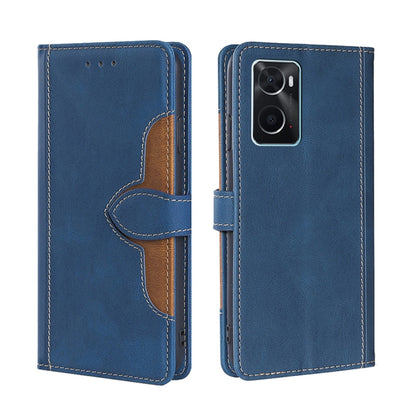 Stitching Skin Feel Magnetic Buckle Horizontal Flip PU Leather Case, For vivo iQOO 9, For vivo iQOO Neo6 5G, For vivo iQOO U5 5G, For OPPO A36/A76 Global, For OPPO A57 5G 2022/Realme Q5i, For OPPO A96 5G