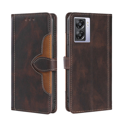 Stitching Skin Feel Magnetic Buckle Horizontal Flip PU Leather Case, For vivo iQOO 9, For vivo iQOO Neo6 5G, For vivo iQOO U5 5G, For OPPO A36/A76 Global, For OPPO A57 5G 2022/Realme Q5i, For OPPO A96 5G