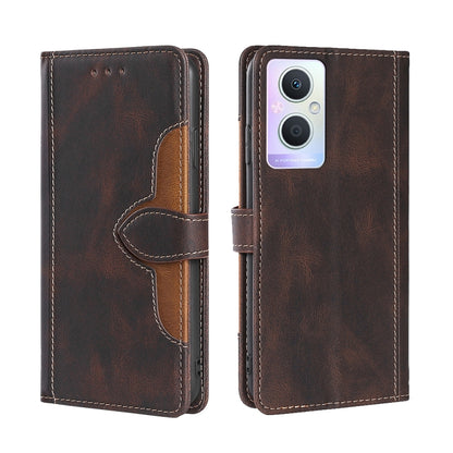 Stitching Skin Feel Magnetic Buckle Horizontal Flip PU Leather Case, For vivo iQOO 9, For vivo iQOO Neo6 5G, For vivo iQOO U5 5G, For OPPO A36/A76 Global, For OPPO A57 5G 2022/Realme Q5i, For OPPO A96 5G