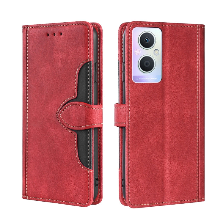 Stitching Skin Feel Magnetic Buckle Horizontal Flip PU Leather Case, For vivo iQOO 9, For vivo iQOO Neo6 5G, For vivo iQOO U5 5G, For OPPO A36/A76 Global, For OPPO A57 5G 2022/Realme Q5i, For OPPO A96 5G