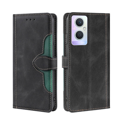 Stitching Skin Feel Magnetic Buckle Horizontal Flip PU Leather Case, For vivo iQOO 9, For vivo iQOO Neo6 5G, For vivo iQOO U5 5G, For OPPO A36/A76 Global, For OPPO A57 5G 2022/Realme Q5i, For OPPO A96 5G