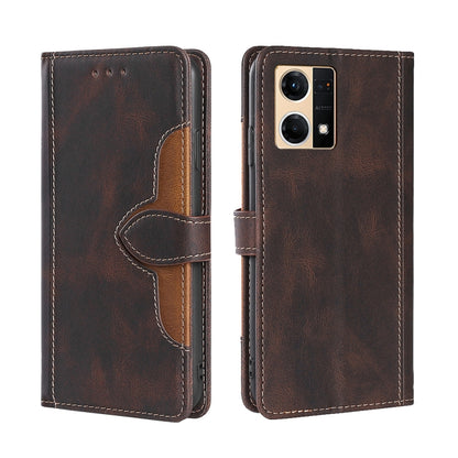 Stitching Skin Feel Magnetic Buckle Horizontal Flip PU Leather Case, For OPPO Find X5 Lite, For OPPO Find X5 Pro, For OPPO Reno7 4G/F21 Pro, For OPPO Reno7 5G Global, For OPPO Realme 9 Pro, For OPPO Realme 9 Pro+