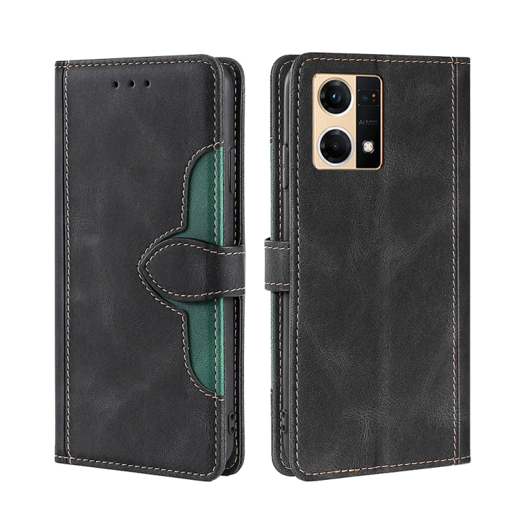 Stitching Skin Feel Magnetic Buckle Horizontal Flip PU Leather Case, For OPPO Find X5 Lite, For OPPO Find X5 Pro, For OPPO Reno7 4G/F21 Pro, For OPPO Reno7 5G Global, For OPPO Realme 9 Pro, For OPPO Realme 9 Pro+