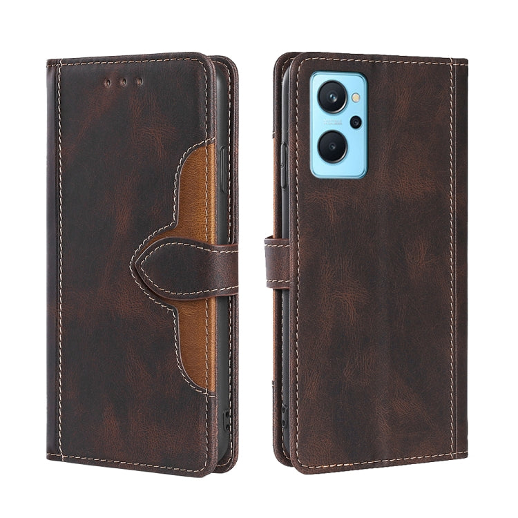 Stitching Skin Feel Magnetic Buckle Horizontal Flip PU Leather Case, For OPPO Realme 9i/A36 4G/A96 4G/K10 4G/A76 4G, For OPPO Realme C35, For OPPO Realme GT Neo3, For OPPO Realme GT2 Pro, For OPPO Realme Narzo 50i, For vivo S12 5G/V23