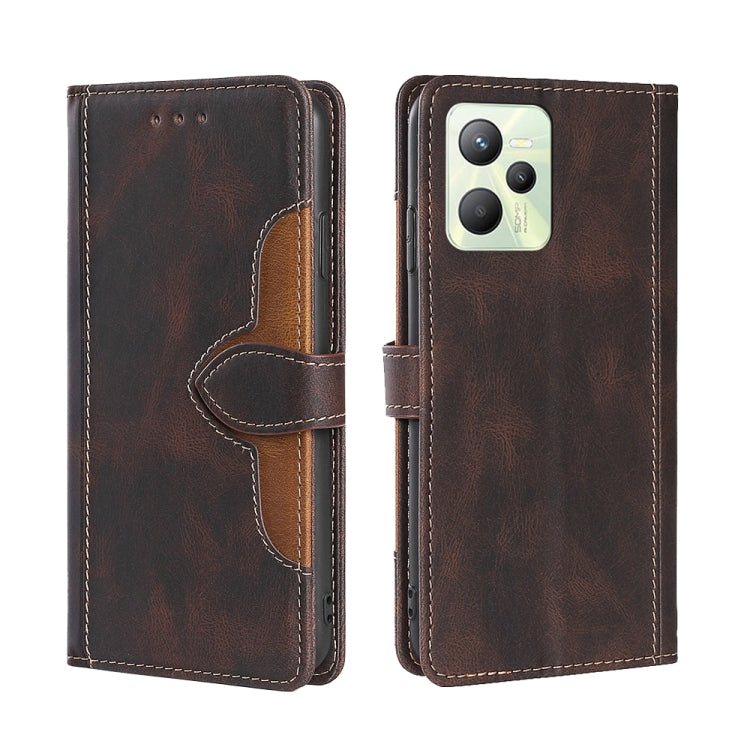 Stitching Skin Feel Magnetic Buckle Horizontal Flip PU Leather Case, For OPPO Realme 9i/A36 4G/A96 4G/K10 4G/A76 4G, For OPPO Realme C35, For OPPO Realme GT Neo3, For OPPO Realme GT2 Pro, For OPPO Realme Narzo 50i, For vivo S12 5G/V23