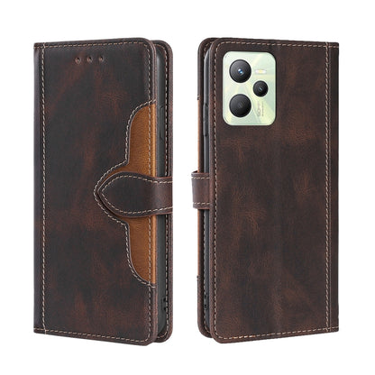 Stitching Skin Feel Magnetic Buckle Horizontal Flip PU Leather Case, For OPPO Realme 9i/A36 4G/A96 4G/K10 4G/A76 4G, For OPPO Realme C35, For OPPO Realme GT Neo3, For OPPO Realme GT2 Pro, For OPPO Realme Narzo 50i, For vivo S12 5G/V23