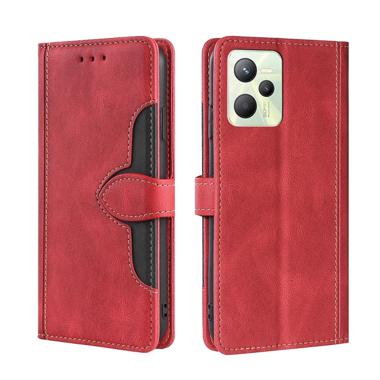 Stitching Skin Feel Magnetic Buckle Horizontal Flip PU Leather Case, For OPPO Realme 9i/A36 4G/A96 4G/K10 4G/A76 4G, For OPPO Realme C35, For OPPO Realme GT Neo3, For OPPO Realme GT2 Pro, For OPPO Realme Narzo 50i, For vivo S12 5G/V23