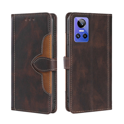 Stitching Skin Feel Magnetic Buckle Horizontal Flip PU Leather Case, For OPPO Realme 9i/A36 4G/A96 4G/K10 4G/A76 4G, For OPPO Realme C35, For OPPO Realme GT Neo3, For OPPO Realme GT2 Pro, For OPPO Realme Narzo 50i, For vivo S12 5G/V23