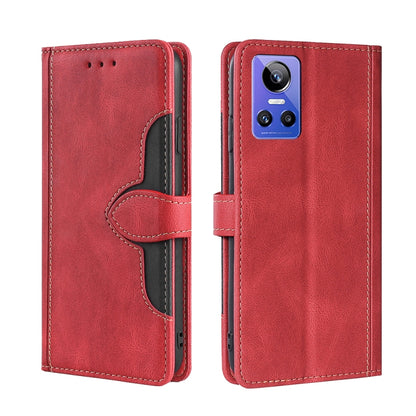 Stitching Skin Feel Magnetic Buckle Horizontal Flip PU Leather Case, For OPPO Realme 9i/A36 4G/A96 4G/K10 4G/A76 4G, For OPPO Realme C35, For OPPO Realme GT Neo3, For OPPO Realme GT2 Pro, For OPPO Realme Narzo 50i, For vivo S12 5G/V23