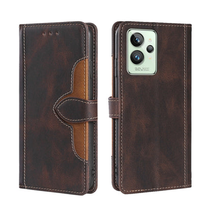 Stitching Skin Feel Magnetic Buckle Horizontal Flip PU Leather Case, For OPPO Realme 9i/A36 4G/A96 4G/K10 4G/A76 4G, For OPPO Realme C35, For OPPO Realme GT Neo3, For OPPO Realme GT2 Pro, For OPPO Realme Narzo 50i, For vivo S12 5G/V23