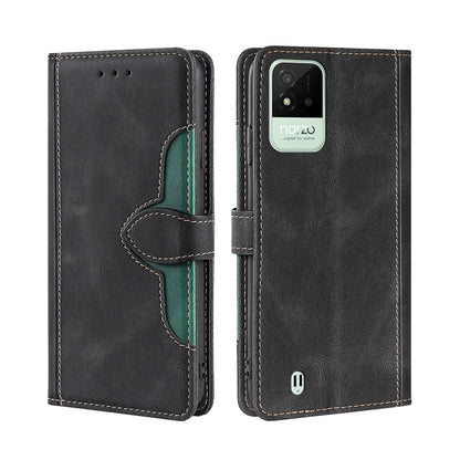 Stitching Skin Feel Magnetic Buckle Horizontal Flip PU Leather Case, For OPPO Realme 9i/A36 4G/A96 4G/K10 4G/A76 4G, For OPPO Realme C35, For OPPO Realme GT Neo3, For OPPO Realme GT2 Pro, For OPPO Realme Narzo 50i, For vivo S12 5G/V23