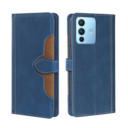 Stitching Skin Feel Magnetic Buckle Horizontal Flip PU Leather Case, For vivo S12 Pro 5G/V23 Pro, For vivo X Note 5G, For vivo X80 Pro, For vivo X80, For vivo Y53S 5G/iQOO Z5x/T1X, For vivo  Y55S 5G