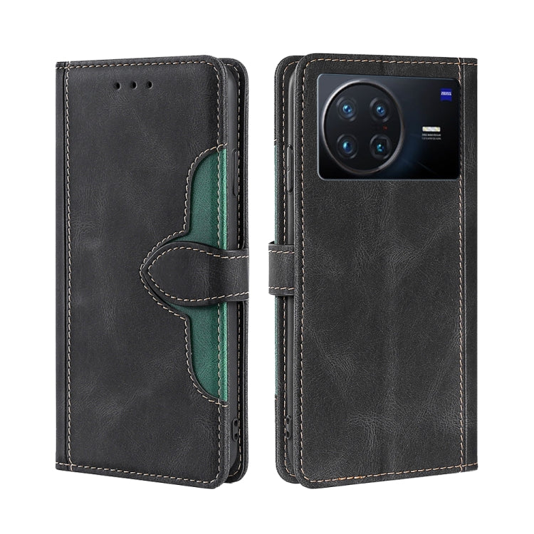 Stitching Skin Feel Magnetic Buckle Horizontal Flip PU Leather Case, For vivo S12 Pro 5G/V23 Pro, For vivo X Note 5G, For vivo X80 Pro, For vivo X80, For vivo Y53S 5G/iQOO Z5x/T1X, For vivo  Y55S 5G