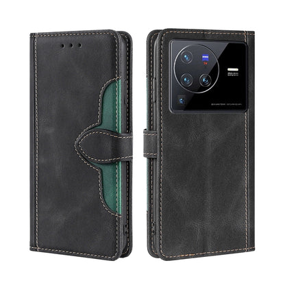 Stitching Skin Feel Magnetic Buckle Horizontal Flip PU Leather Case, For vivo S12 Pro 5G/V23 Pro, For vivo X Note 5G, For vivo X80 Pro, For vivo X80, For vivo Y53S 5G/iQOO Z5x/T1X, For vivo  Y55S 5G