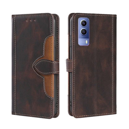 Stitching Skin Feel Magnetic Buckle Horizontal Flip PU Leather Case, For vivo S12 Pro 5G/V23 Pro, For vivo X Note 5G, For vivo X80 Pro, For vivo X80, For vivo Y53S 5G/iQOO Z5x/T1X, For vivo  Y55S 5G