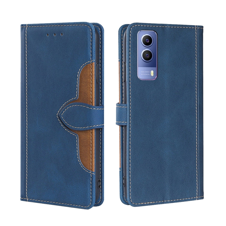 Stitching Skin Feel Magnetic Buckle Horizontal Flip PU Leather Case, For vivo S12 Pro 5G/V23 Pro, For vivo X Note 5G, For vivo X80 Pro, For vivo X80, For vivo Y53S 5G/iQOO Z5x/T1X, For vivo  Y55S 5G