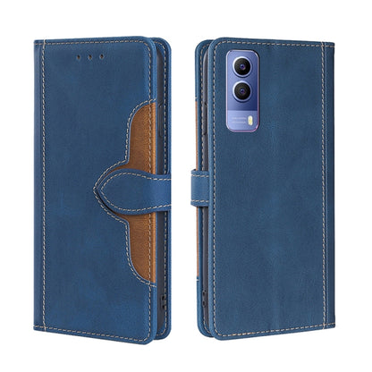 Stitching Skin Feel Magnetic Buckle Horizontal Flip PU Leather Case, For vivo S12 Pro 5G/V23 Pro, For vivo X Note 5G, For vivo X80 Pro, For vivo X80, For vivo Y53S 5G/iQOO Z5x/T1X, For vivo  Y55S 5G
