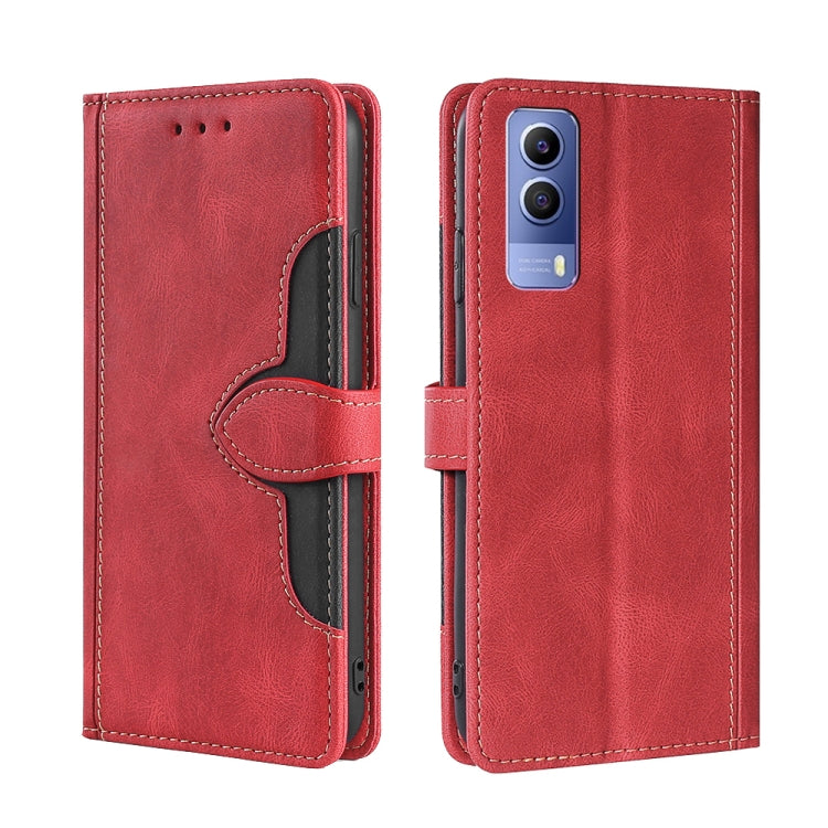 Stitching Skin Feel Magnetic Buckle Horizontal Flip PU Leather Case, For vivo S12 Pro 5G/V23 Pro, For vivo X Note 5G, For vivo X80 Pro, For vivo X80, For vivo Y53S 5G/iQOO Z5x/T1X, For vivo  Y55S 5G