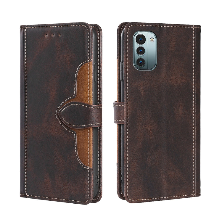 Stitching Skin Feel Magnetic Buckle Horizontal Flip PU Leather Case, For Google Pixel 7 5G, For Huawei Nova 9 SE, For Fujitsu Arrows F-52B, For Nokia G21/G11, For Nokia X100, For Sony Xperia Ace III