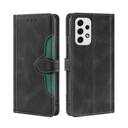 Stitching Skin Feel Magnetic Buckle Horizontal Flip PU Leather Case, For Samsung Galaxy A23 5G, For Samsung Galaxy M33 5G, For Samsung Galaxy M53 5G, For Xiaomi Poco M4 Pro, For Xiaomi Poco X4 Pro 5G, For Xiaomi Redmi K50/Redmi K50 Pro
