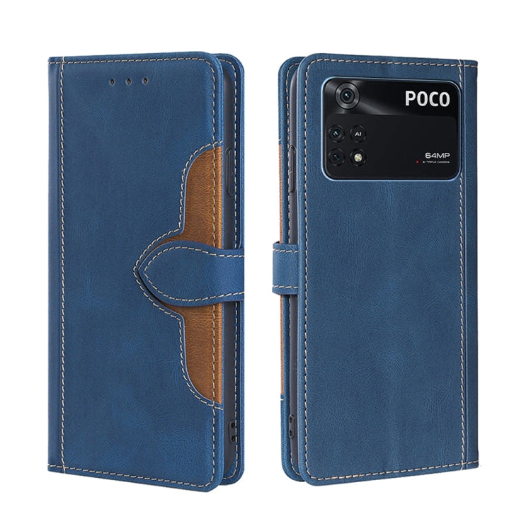 Stitching Skin Feel Magnetic Buckle Horizontal Flip PU Leather Case, For Samsung Galaxy A23 5G, For Samsung Galaxy M33 5G, For Samsung Galaxy M53 5G, For Xiaomi Poco M4 Pro, For Xiaomi Poco X4 Pro 5G, For Xiaomi Redmi K50/Redmi K50 Pro