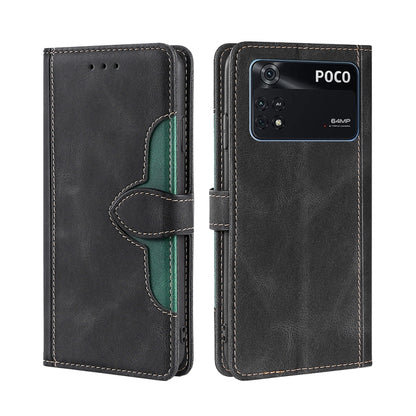Stitching Skin Feel Magnetic Buckle Horizontal Flip PU Leather Case, For Samsung Galaxy A23 5G, For Samsung Galaxy M33 5G, For Samsung Galaxy M53 5G, For Xiaomi Poco M4 Pro, For Xiaomi Poco X4 Pro 5G, For Xiaomi Redmi K50/Redmi K50 Pro