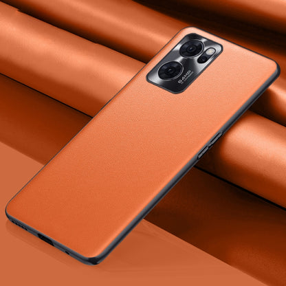 Plain Skin Leather Phone Case, For OPPO K10, For OPPO K10 Pro, For OPPO Reno7, For OPPO Reno8, For OPPO Reno8 Pro, For OPPO Reno8 Pro+