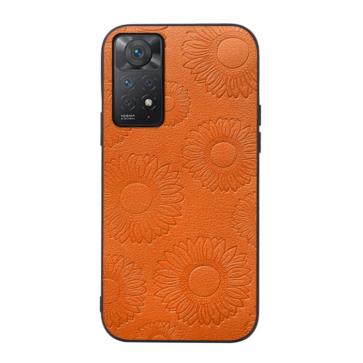 Sunflower Pattern PU Shockproof Phone Case, For Xiaomi 12 Pro, For Xiaomi 12 / 12X, For Xiaomi Redmi Note 11 Pro, For Xiaomi Redmi Note 11 / Note 11S 4G