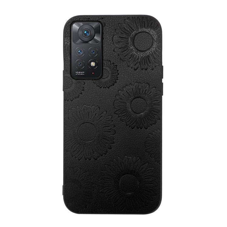 Sunflower Pattern PU Shockproof Phone Case, For Xiaomi 12 Pro, For Xiaomi 12 / 12X, For Xiaomi Redmi Note 11 Pro, For Xiaomi Redmi Note 11 / Note 11S 4G