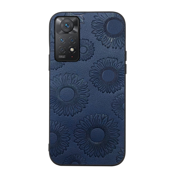 Sunflower Pattern PU Shockproof Phone Case, For Xiaomi 12 Pro, For Xiaomi 12 / 12X, For Xiaomi Redmi Note 11 Pro, For Xiaomi Redmi Note 11 / Note 11S 4G