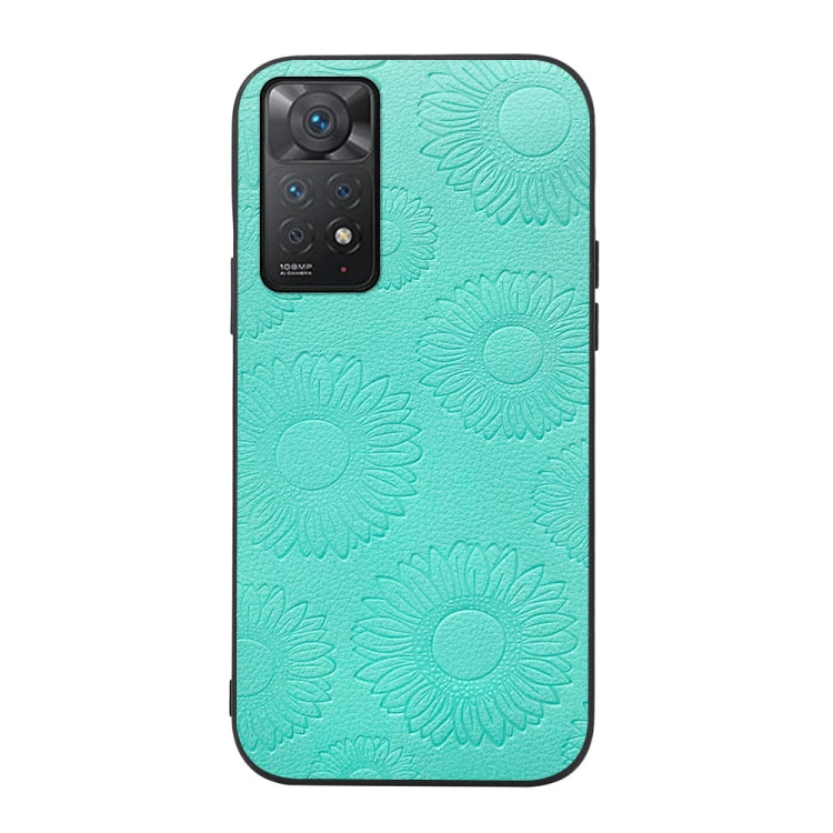 Sunflower Pattern PU Shockproof Phone Case, For Xiaomi 12 Pro, For Xiaomi 12 / 12X, For Xiaomi Redmi Note 11 Pro, For Xiaomi Redmi Note 11 / Note 11S 4G