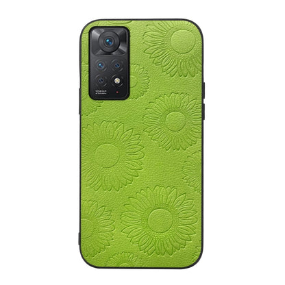 Sunflower Pattern PU Shockproof Phone Case, For Xiaomi 12 Pro, For Xiaomi 12 / 12X, For Xiaomi Redmi Note 11 Pro, For Xiaomi Redmi Note 11 / Note 11S 4G