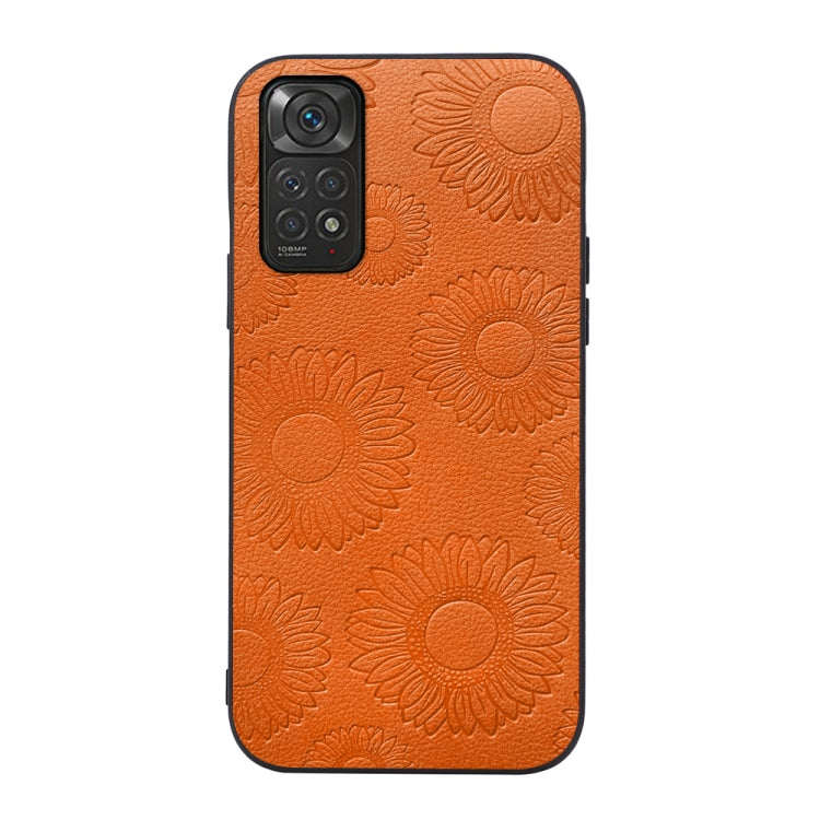 Sunflower Pattern PU Shockproof Phone Case, For Xiaomi 12 Pro, For Xiaomi 12 / 12X, For Xiaomi Redmi Note 11 Pro, For Xiaomi Redmi Note 11 / Note 11S 4G