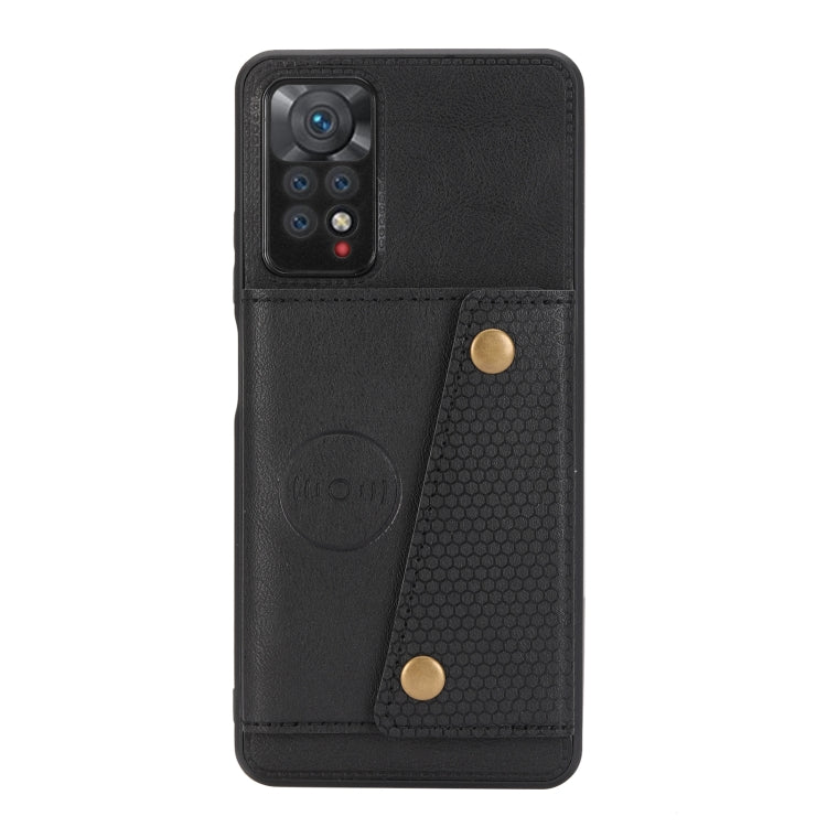 Double Buckle Card Slots Magnetic Phone Case, For Infinix Hot 9 / Note 7 Lite, For Xiaomi Redmi Note 11 Pro, For Xiaomi Redmi Note 11 /Note 11S 4G
