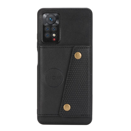 Double Buckle Card Slots Magnetic Phone Case, For Infinix Hot 9 / Note 7 Lite, For Xiaomi Redmi Note 11 Pro, For Xiaomi Redmi Note 11 /Note 11S 4G