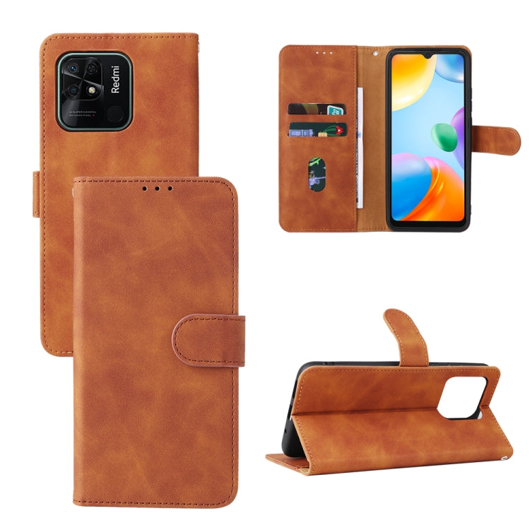 Skin Feel Magnetic Flip Leather Phone Case, For vivo S15E, For Xiaomi Redmi 10C, For Honor X9 5G/X30/Magic4 Lite, For Blackview A50