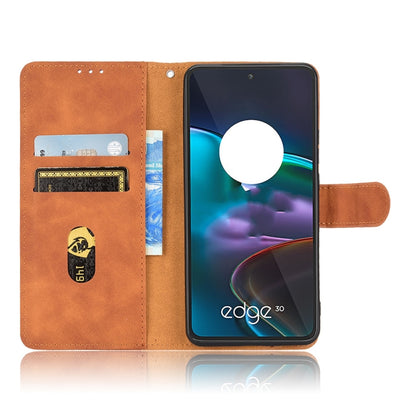 Skin Feel Magnetic Flip Leather Phone Case, For Motorola Edge 30, For Motorola Moto G52, For Samsung Galaxy M33 5G, For Sharp Simple Sumaho 6